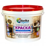 Краска "Colorika Aqua" для стен и потолков белая 14 кг
